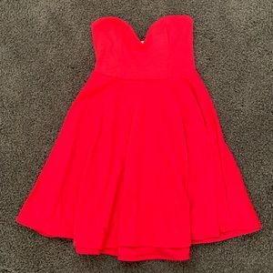 Pins and Needles Strapless Knit Fit + Flare Dress